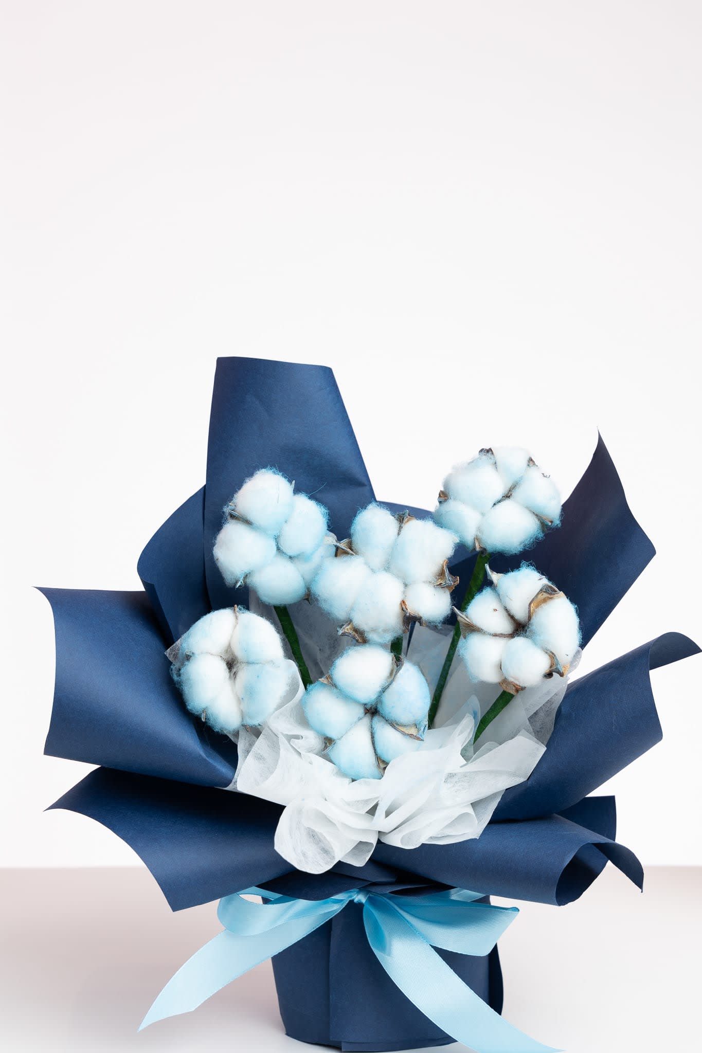 mini Fluffy Luxury Bouquet - Blue
