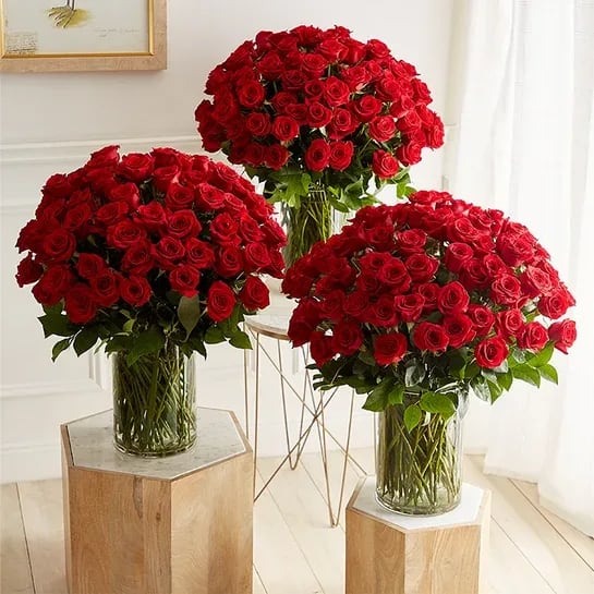 Extravagant Romance 300 Long Stem Red Roses™