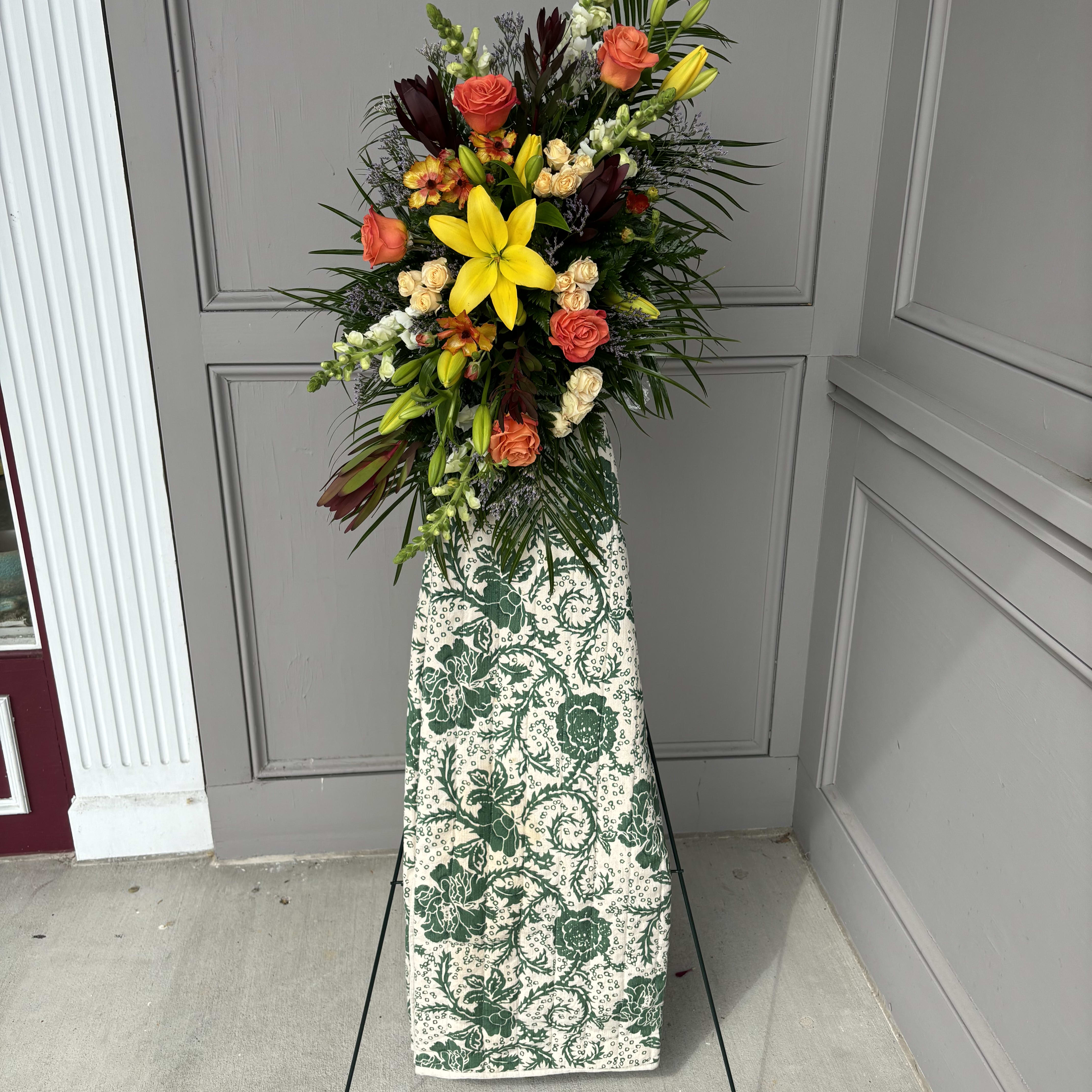 Sympathy Quilt on Easel