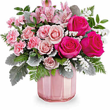 Teleflora's Blushing Gem Bouquet