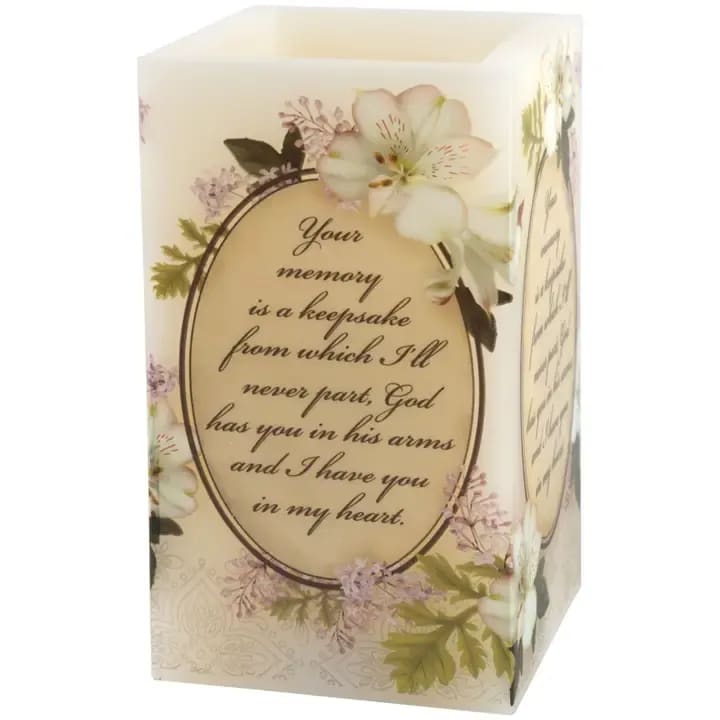 "Your Memory" Square Candle