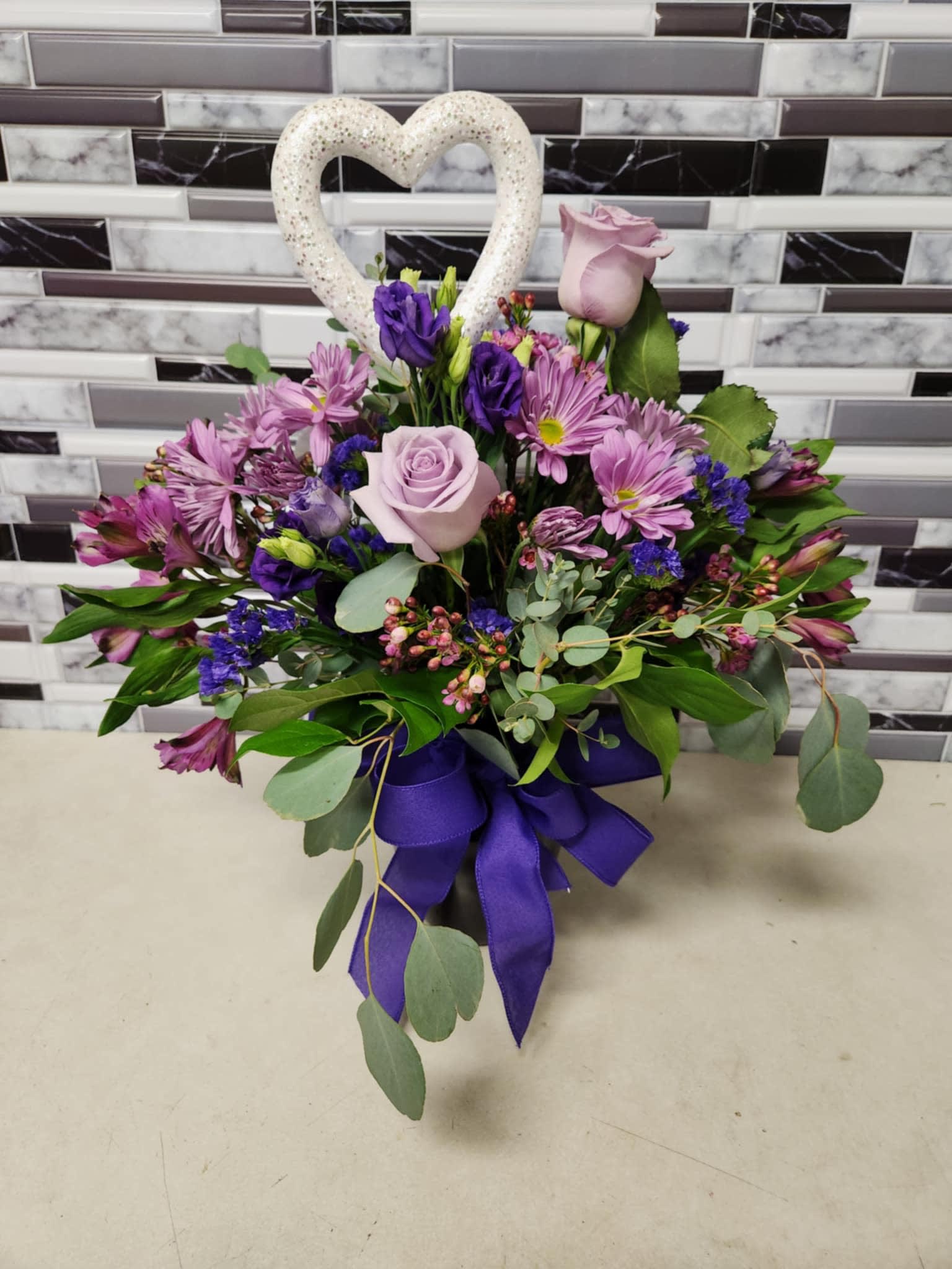 Purple Passion Flower Bouquet