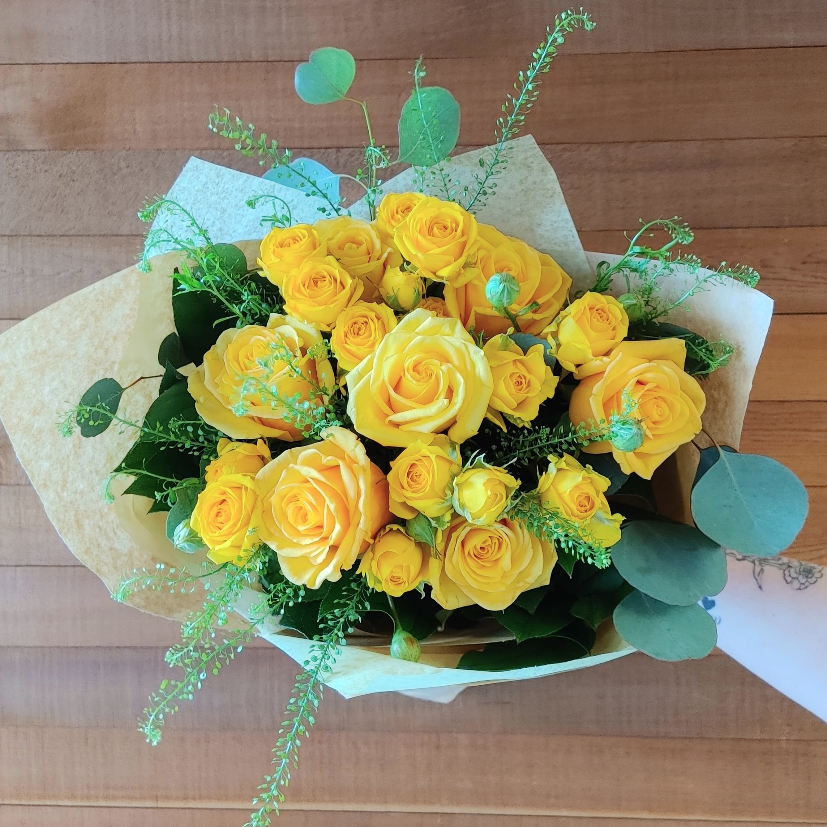 Yellow Rose Bouquet