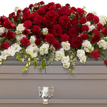 Garden of Grandeur Casket Spray