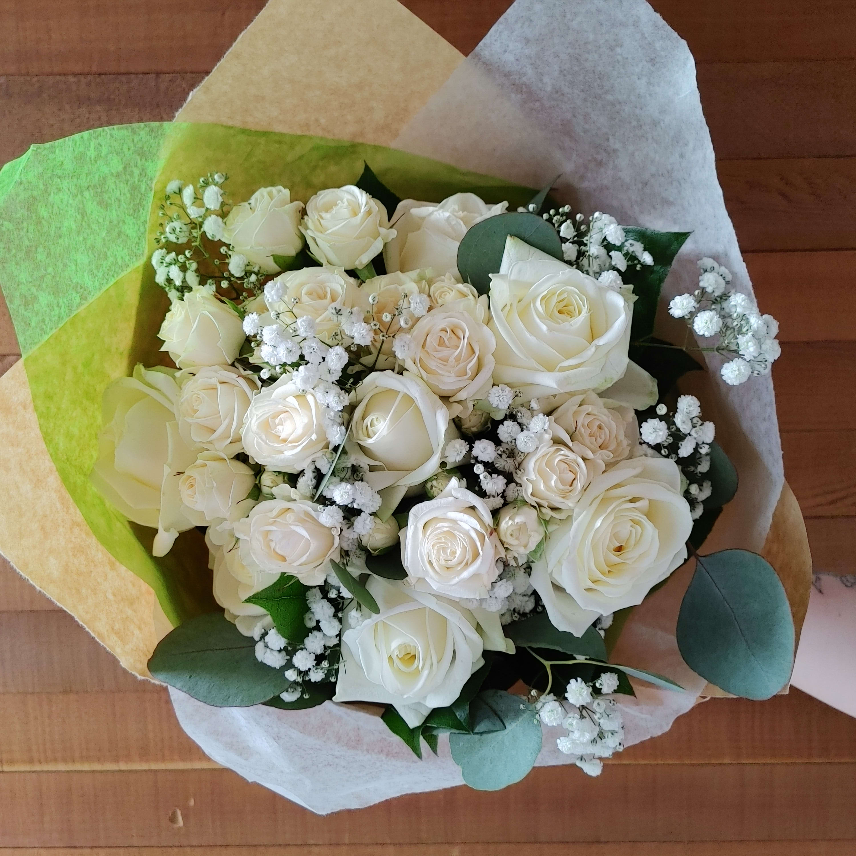 White Rose Bouquet