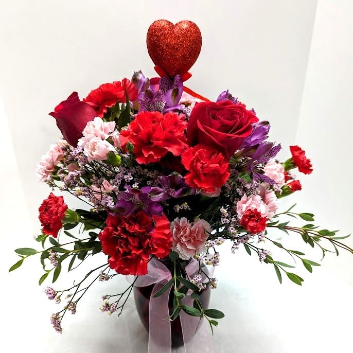 Be My Valentine Flower Bouquet