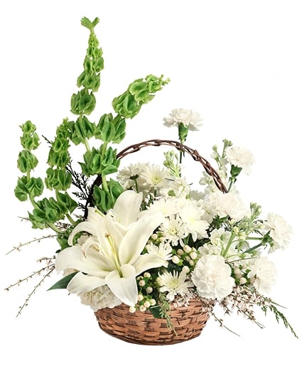 ELEGANT GLOW
BASKET ARRANGEMENT Flower Bouquet