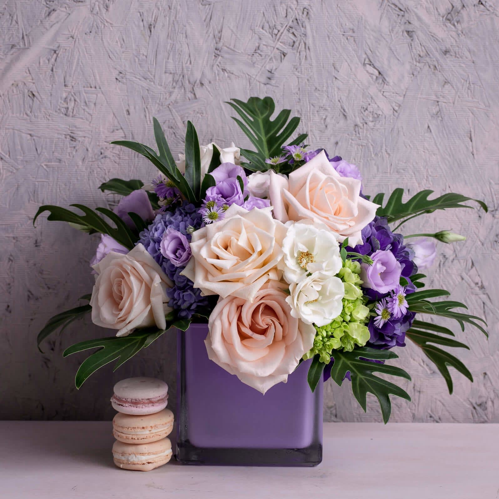 Lavender Field Flower Bouquet