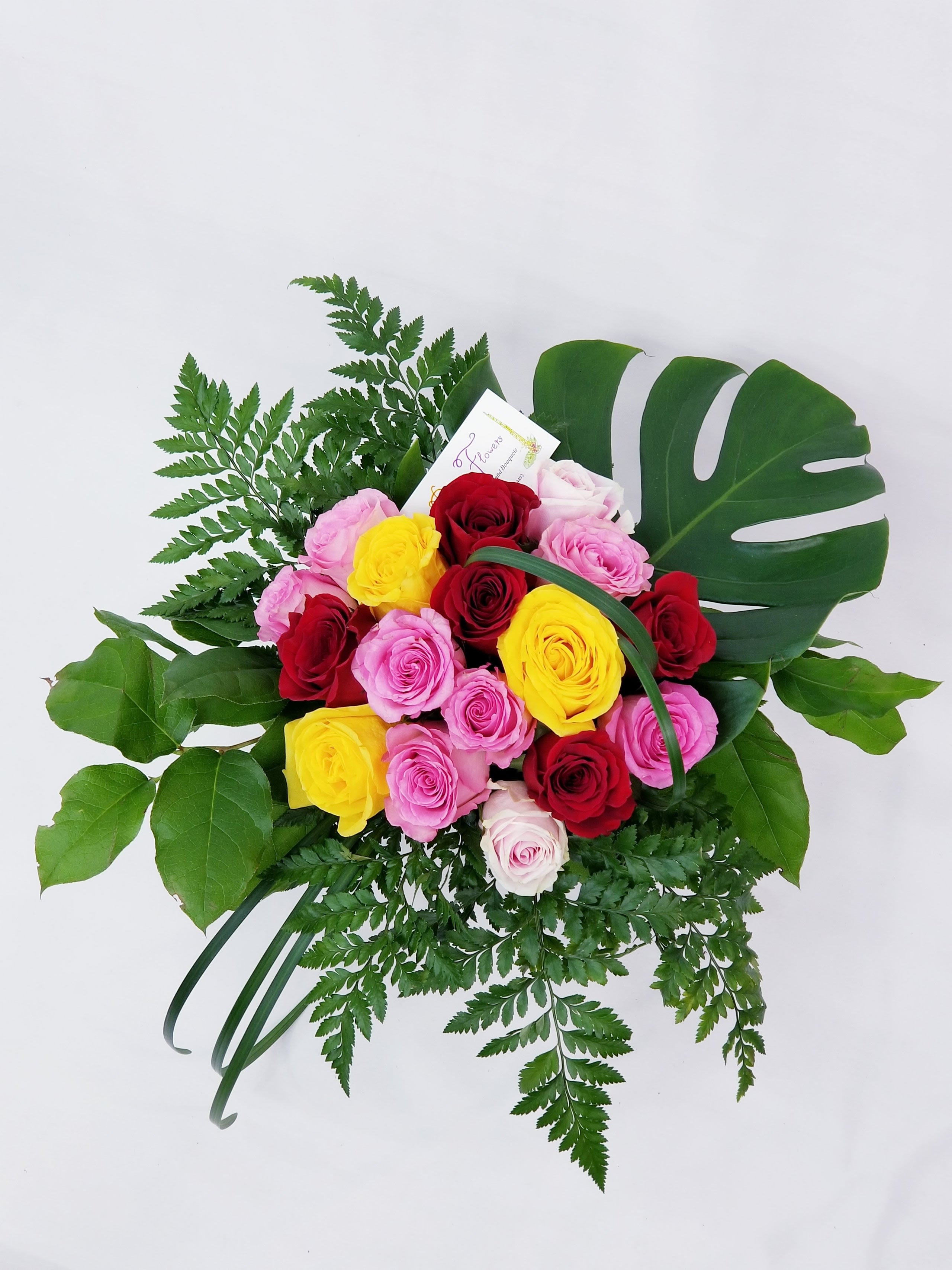 Colorful modern Rose Bouquet Flower Bouquet