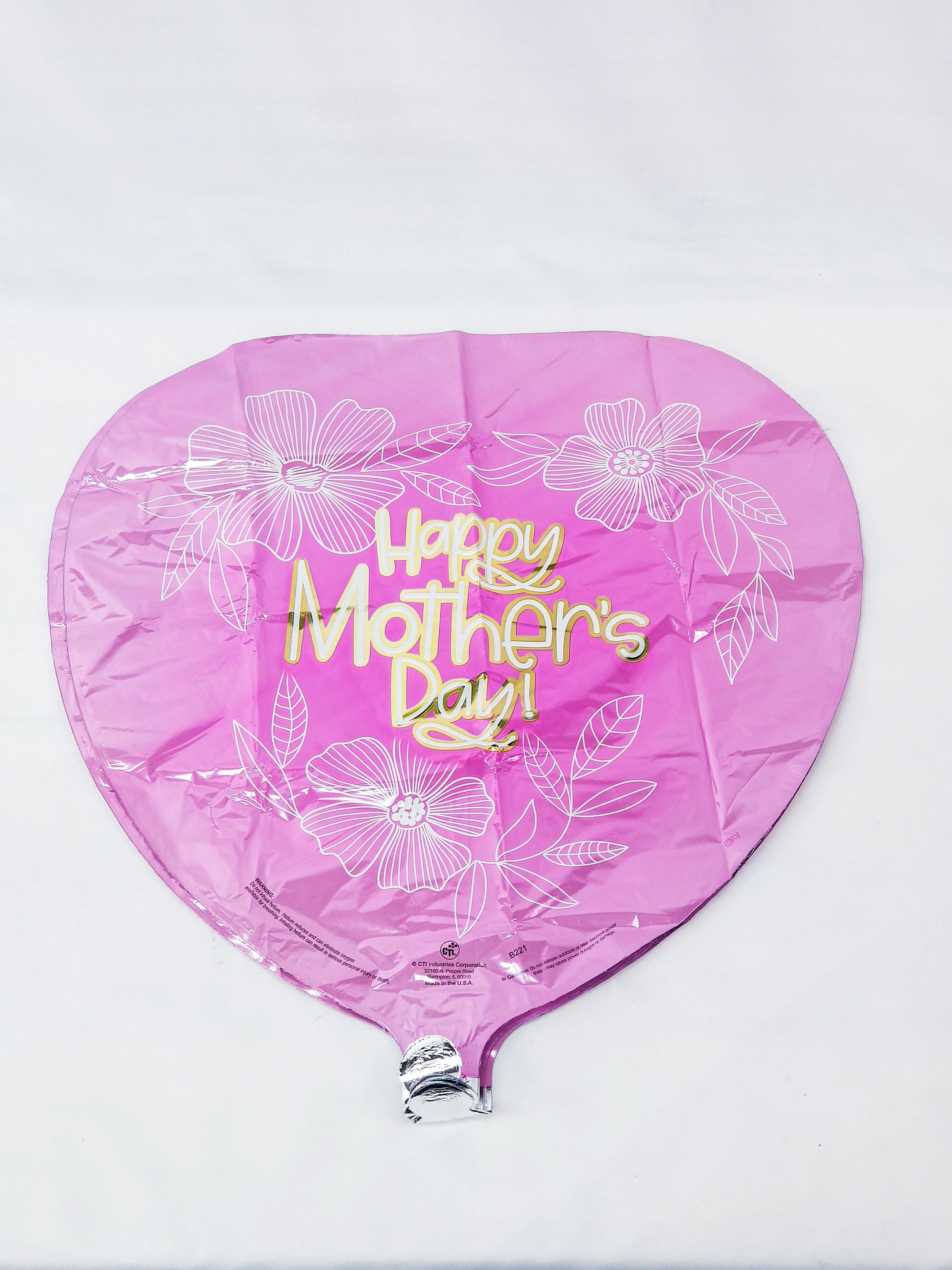 Happy Mother's Day Mylar Balloon