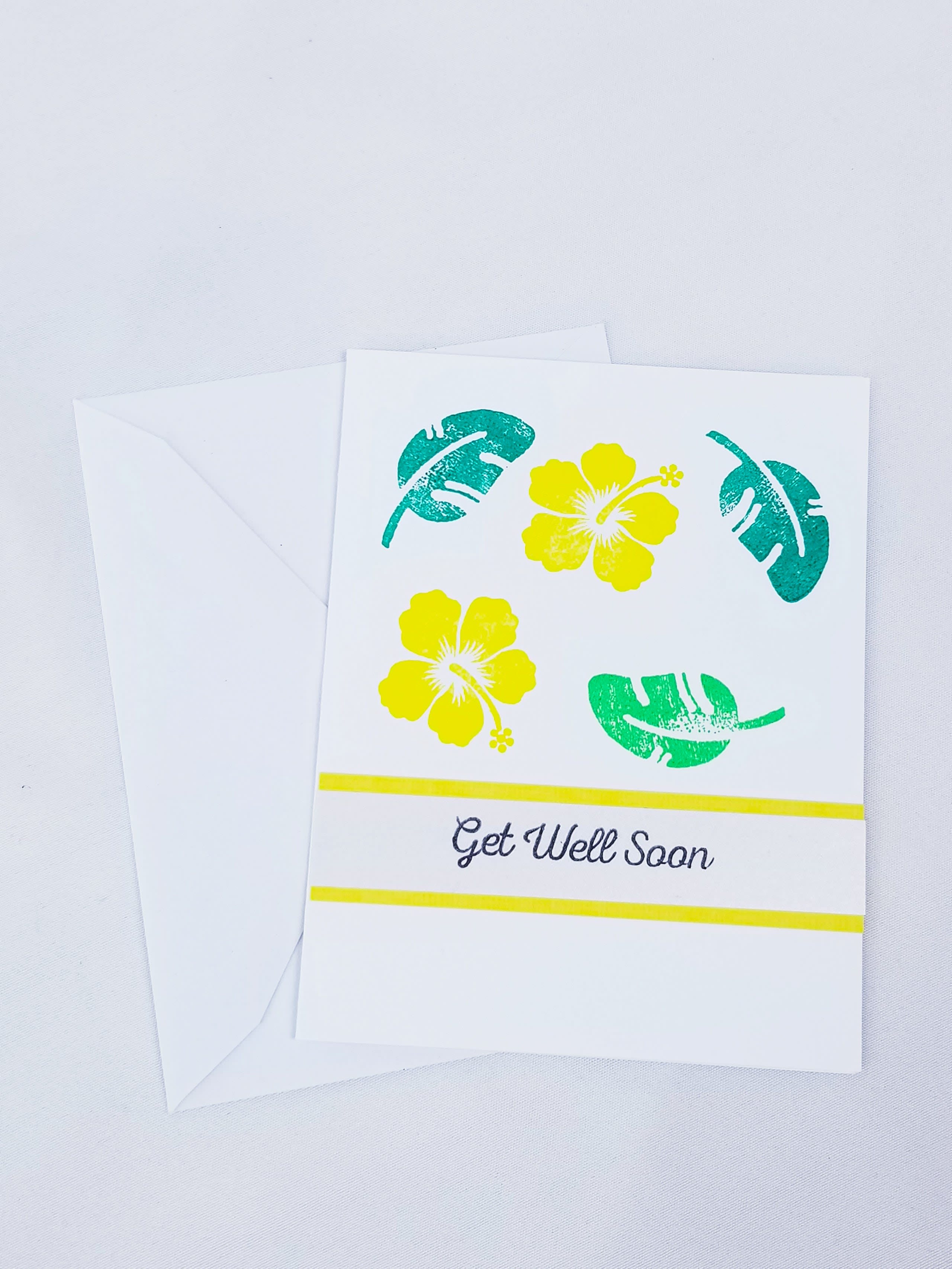 BeasFlowers Handcrafted Card