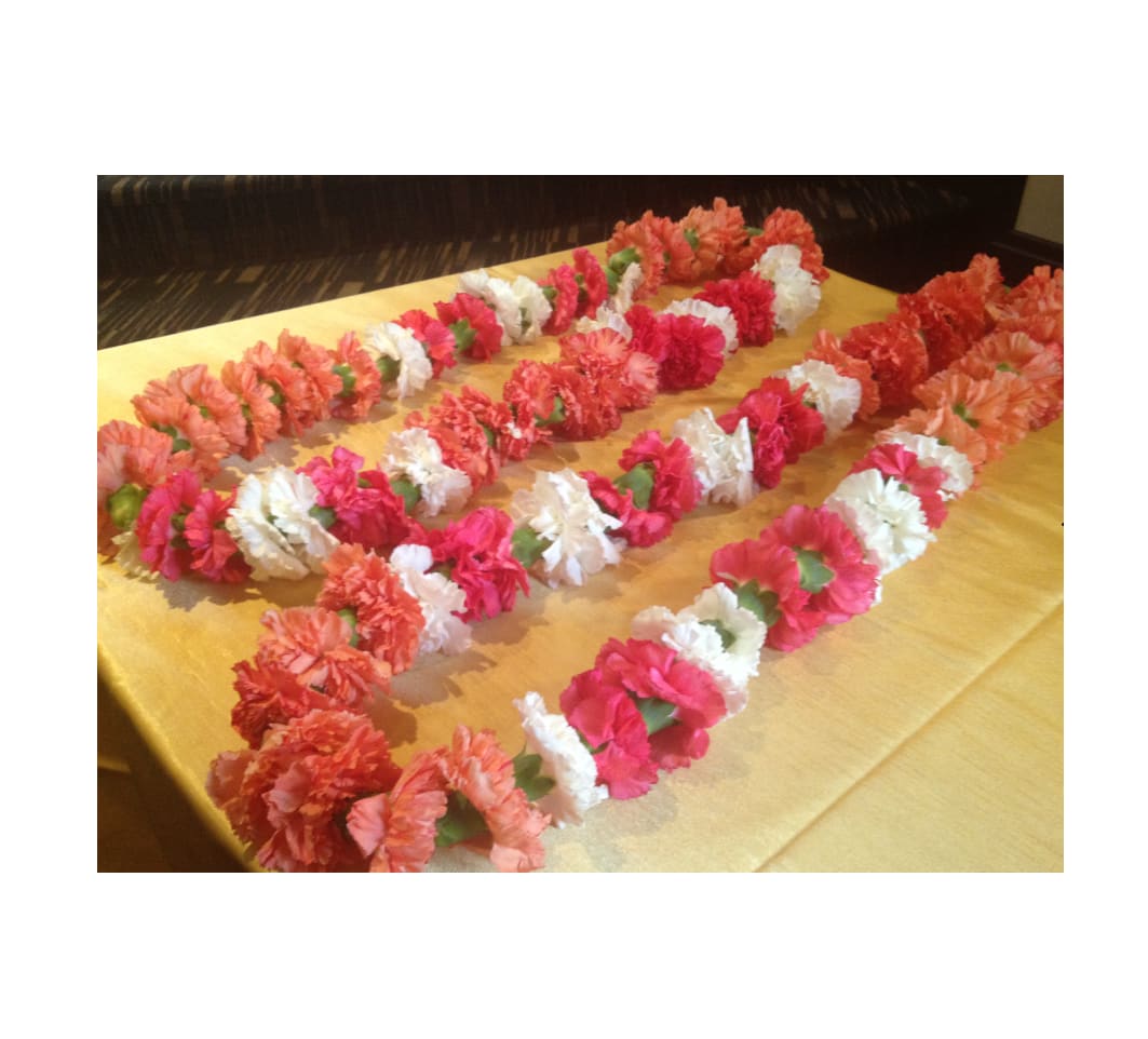 5' Carnation Wedding Garland