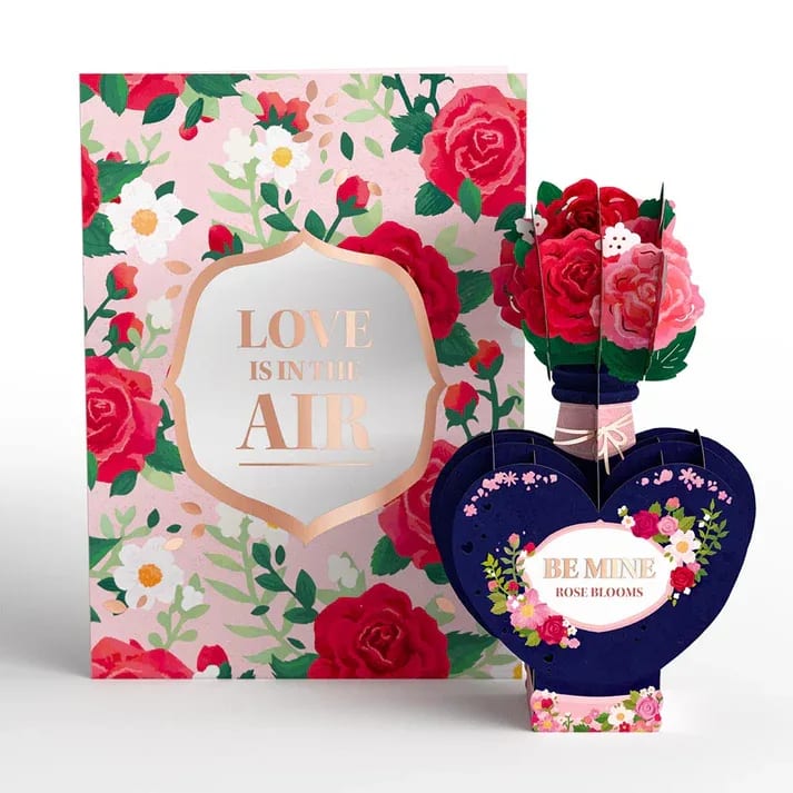 LovePop Be Mine Card Flower Bouquet