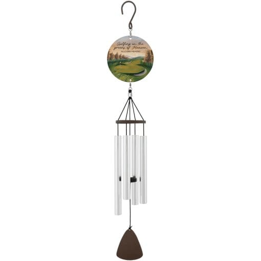 27" Greens of Heaven Golf Picture Perfect Wind Chime Flower Bouquet