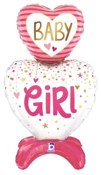 Baby Girl Stand Up Balloon 29 Inch