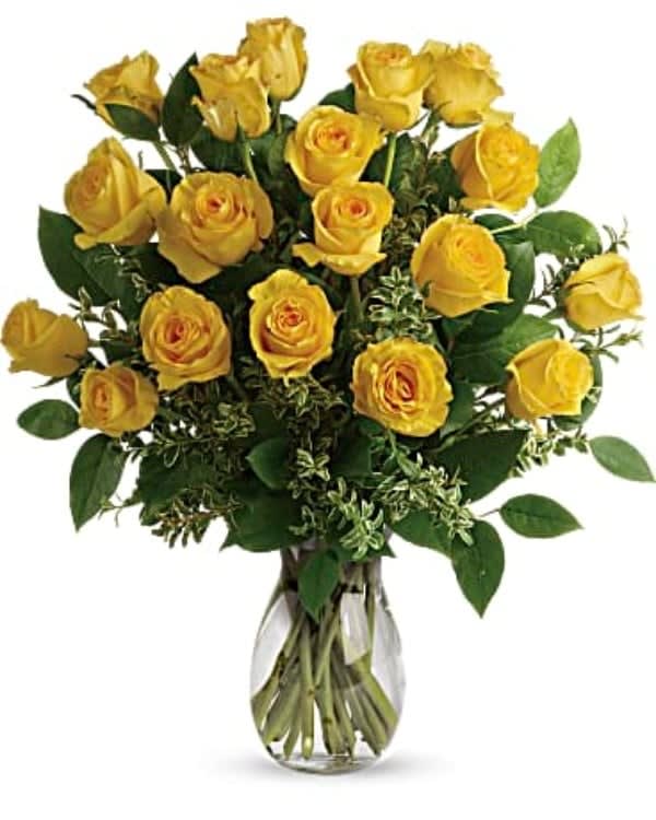 Yellow Roses Flower Bouquet