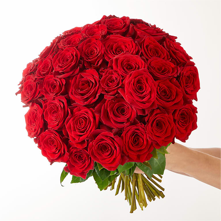 Three Dozen Long Stem Red Roses
