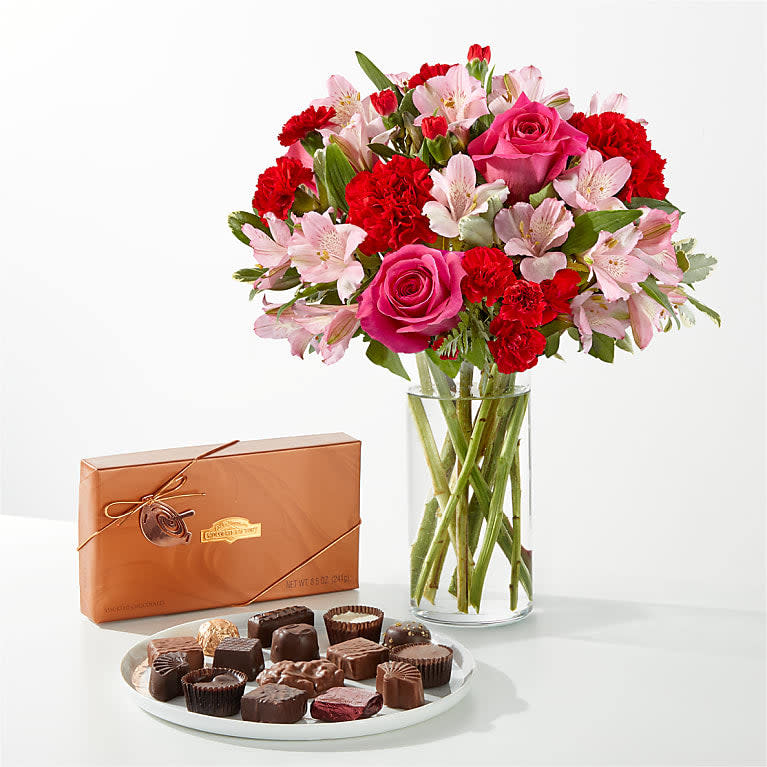 You're Precious Bouquet and Chocolate Gift Set