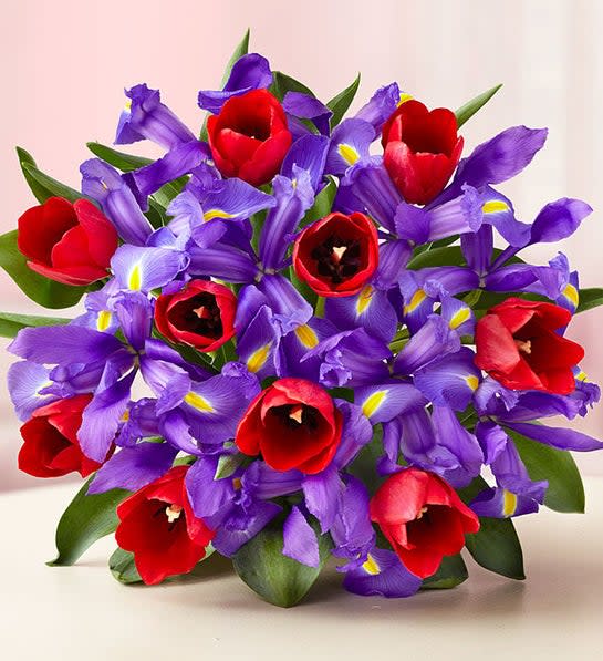 Bunches of Love Tulip & Iris Bouquet