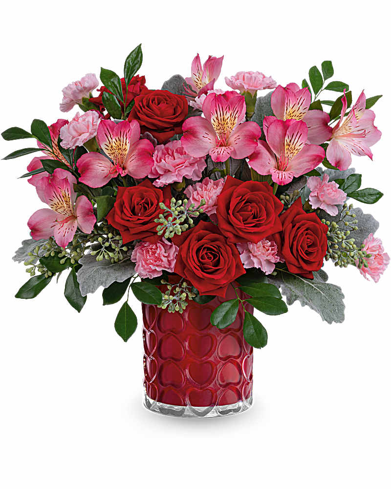 Teleflora's Enchanted Hearts Bouquet Flower Bouquet