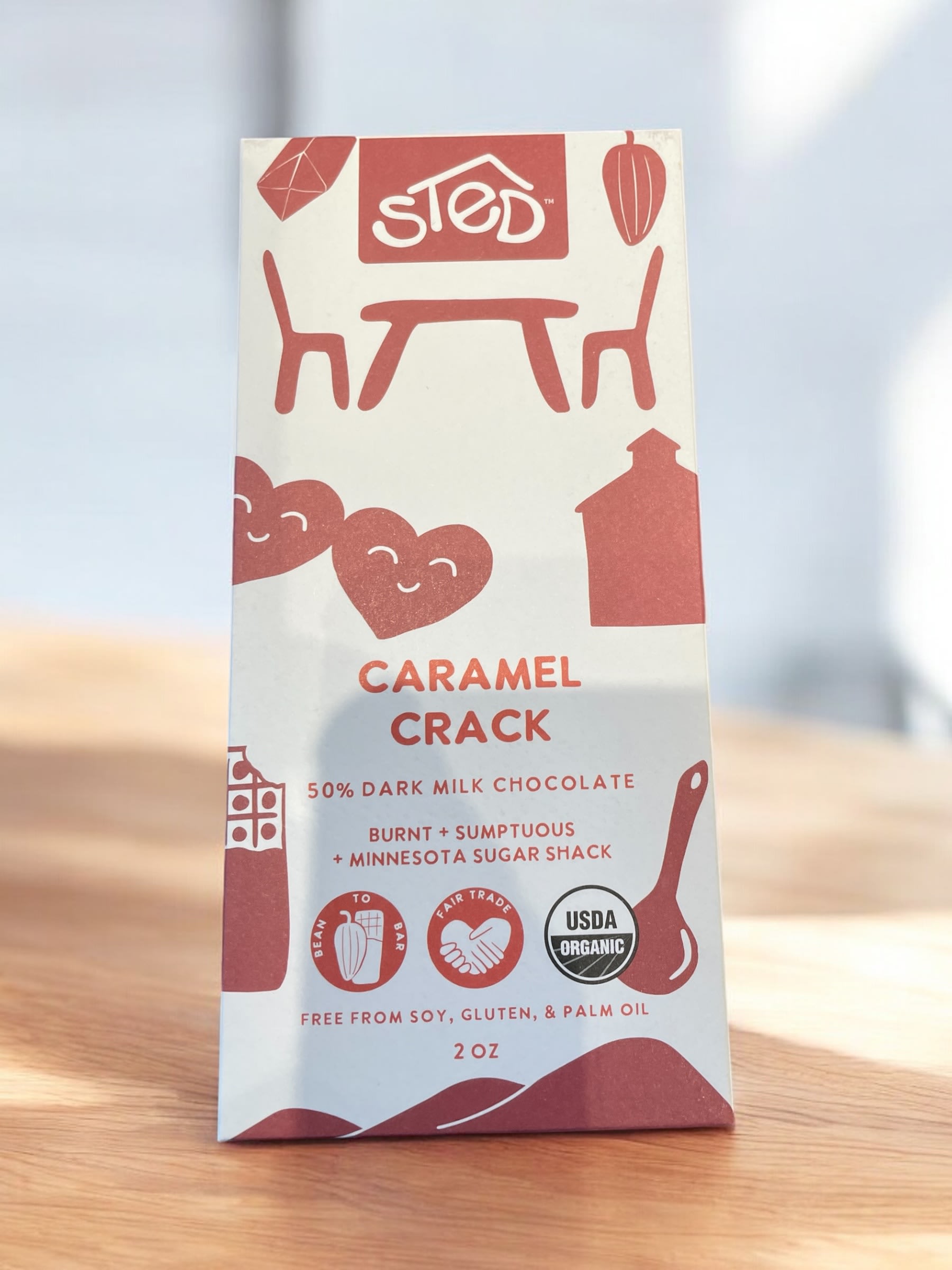 Sted Caramel Crack Chocolate Bar Flower Bouquet