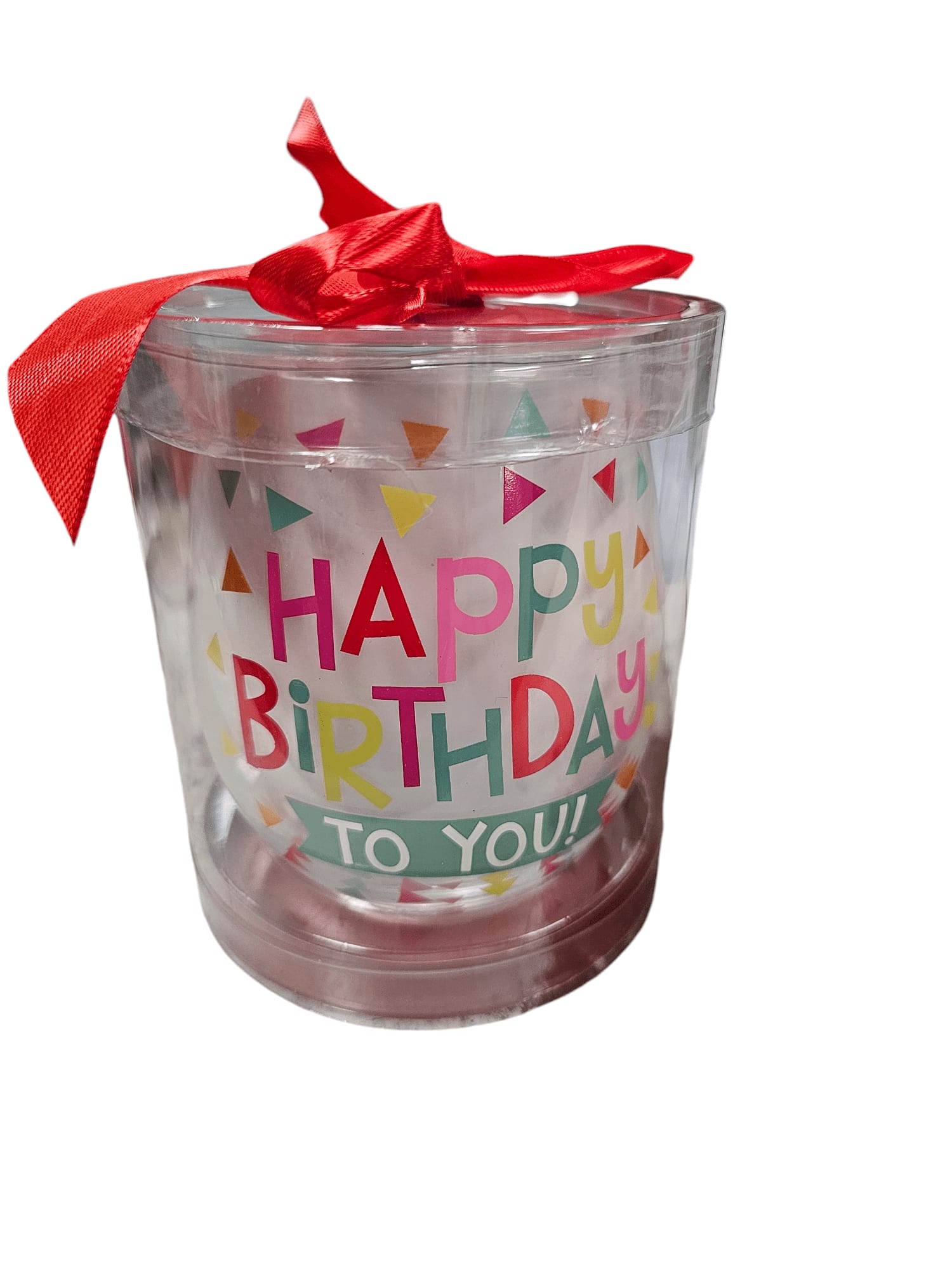 Birthday Wine Glass Flower Bouquet