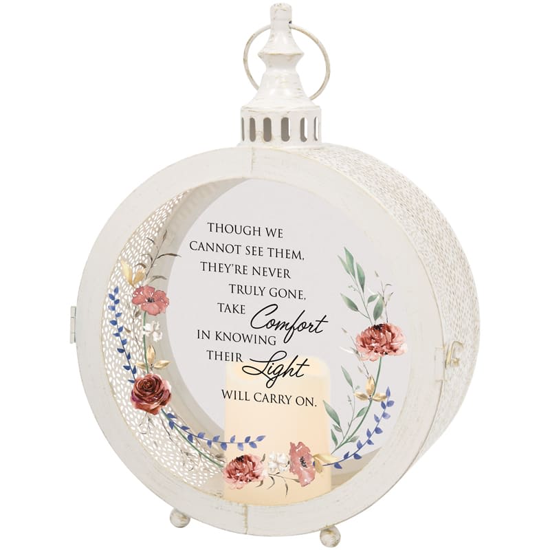 Never Gone Round Metal Lantern