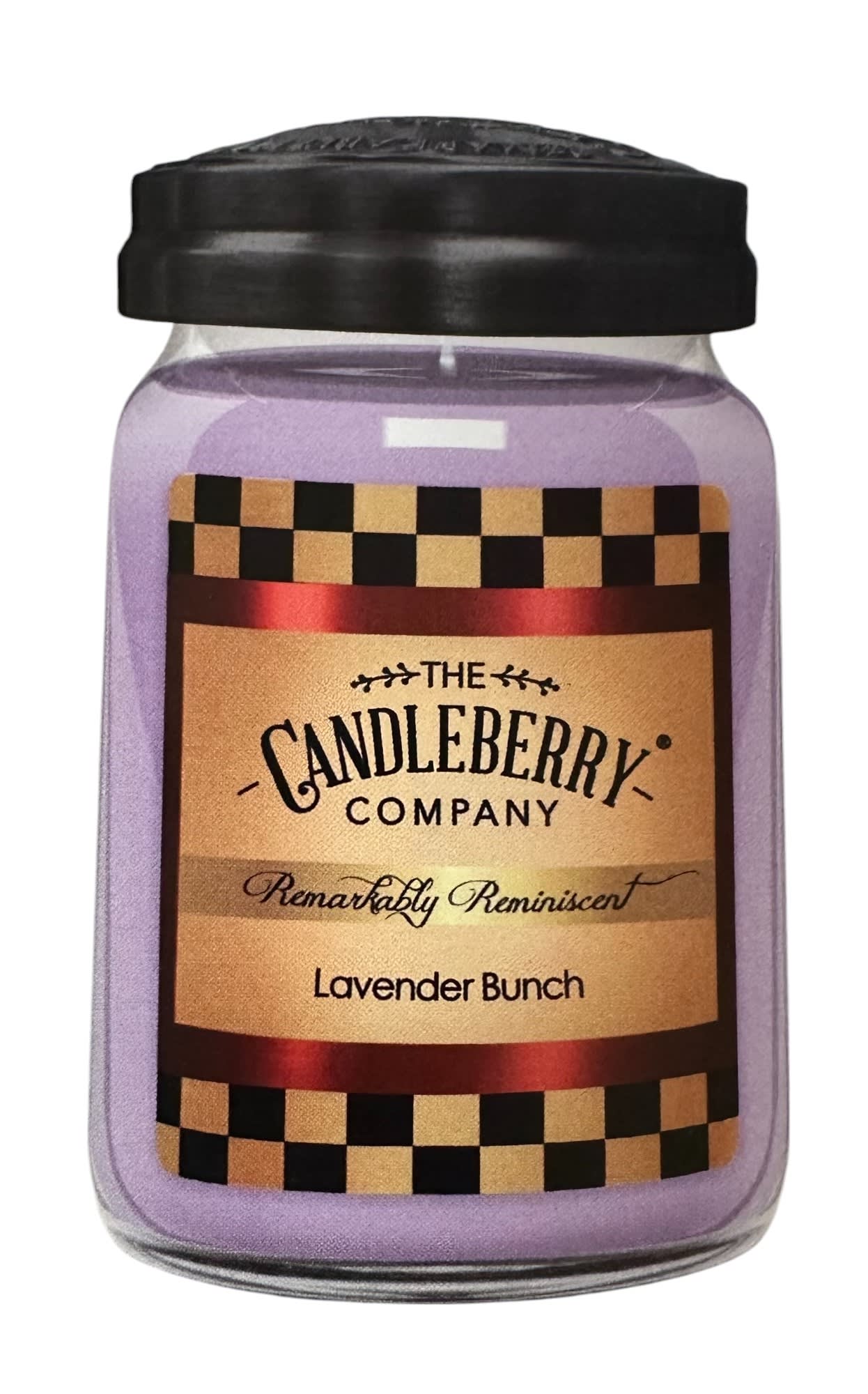 Candleberry Jar Candle Lavender Bunch Flower Bouquet