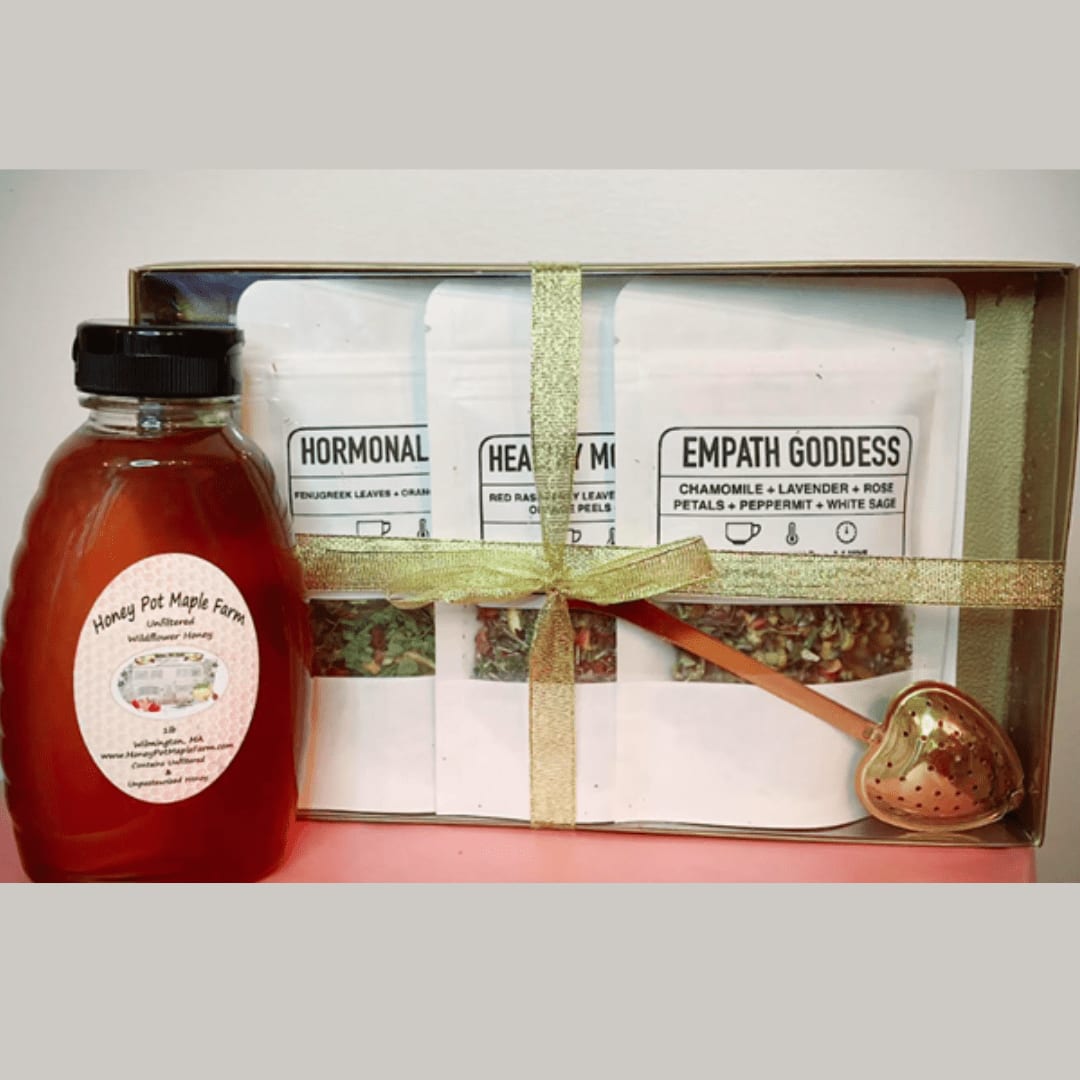 Goddess Loose Leaf Tea Box with Honey