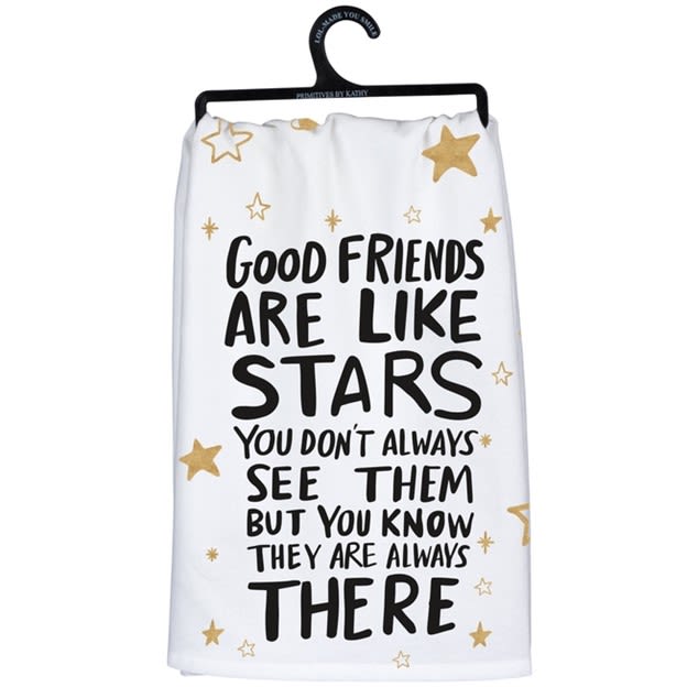 Friends Are Like Stars Kitchen Towel