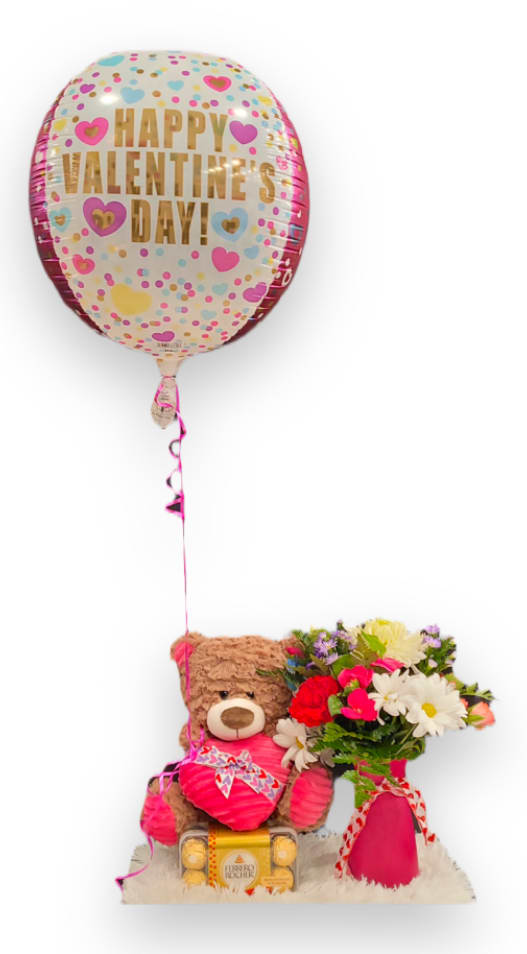 Beary Bliss Collection Flower Bouquet