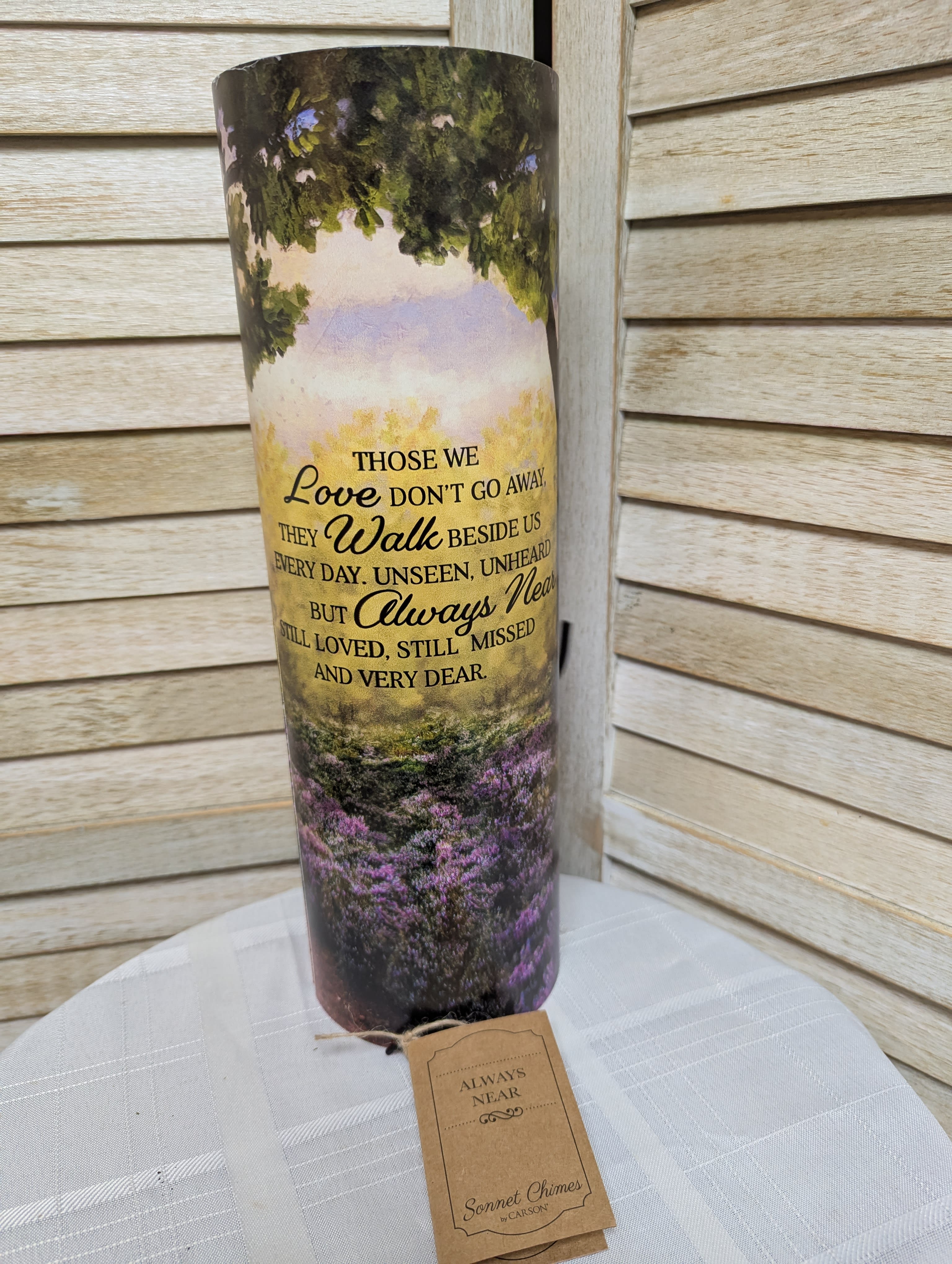 Always Near Bell Chime -36" Flower Bouquet