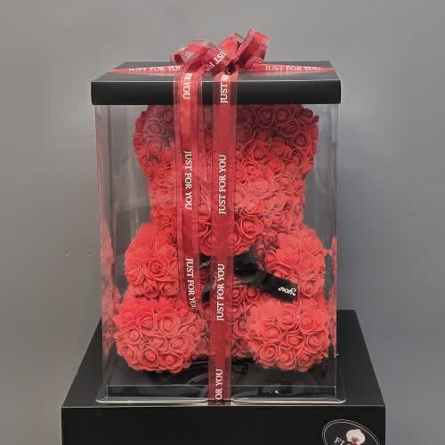 Rose Bear Red