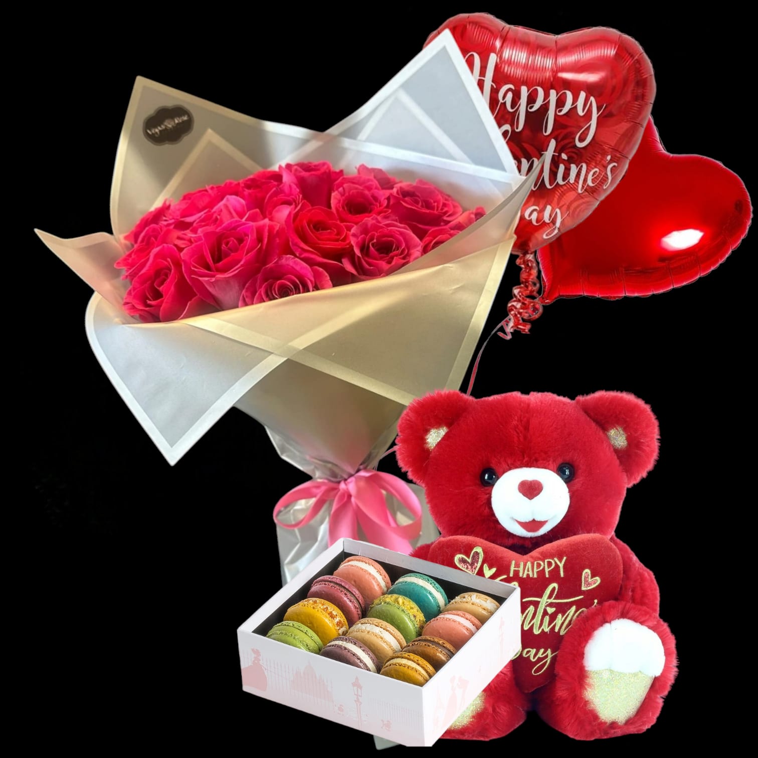HOT PINK BOUQUET LOVE PACKAGE