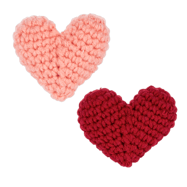 Crochet Heart Tokens