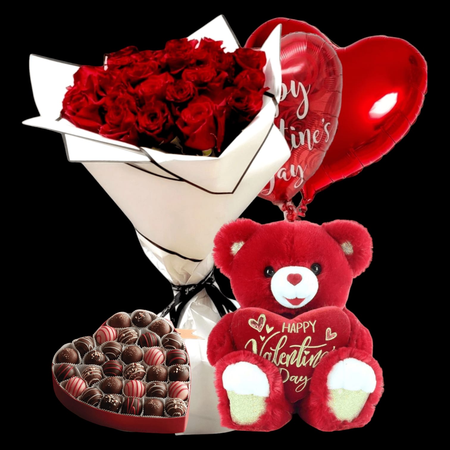 REDS BOUQUET LOVE PACKAGE