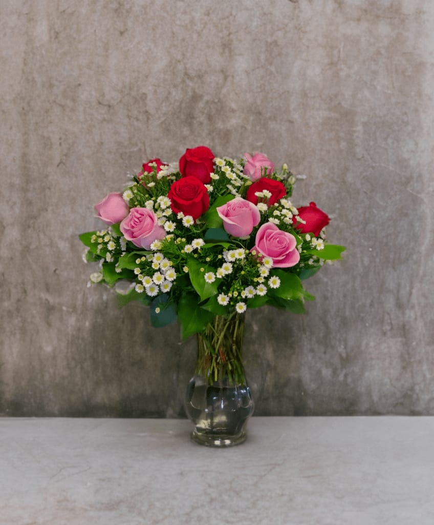 VD-12 Arreglo de 15 rosas