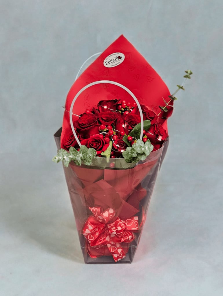 SV-6 Ramo rosas iluminado