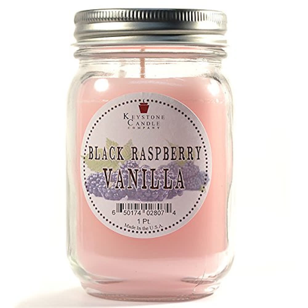 Black Raspberry Mason Jar Candle