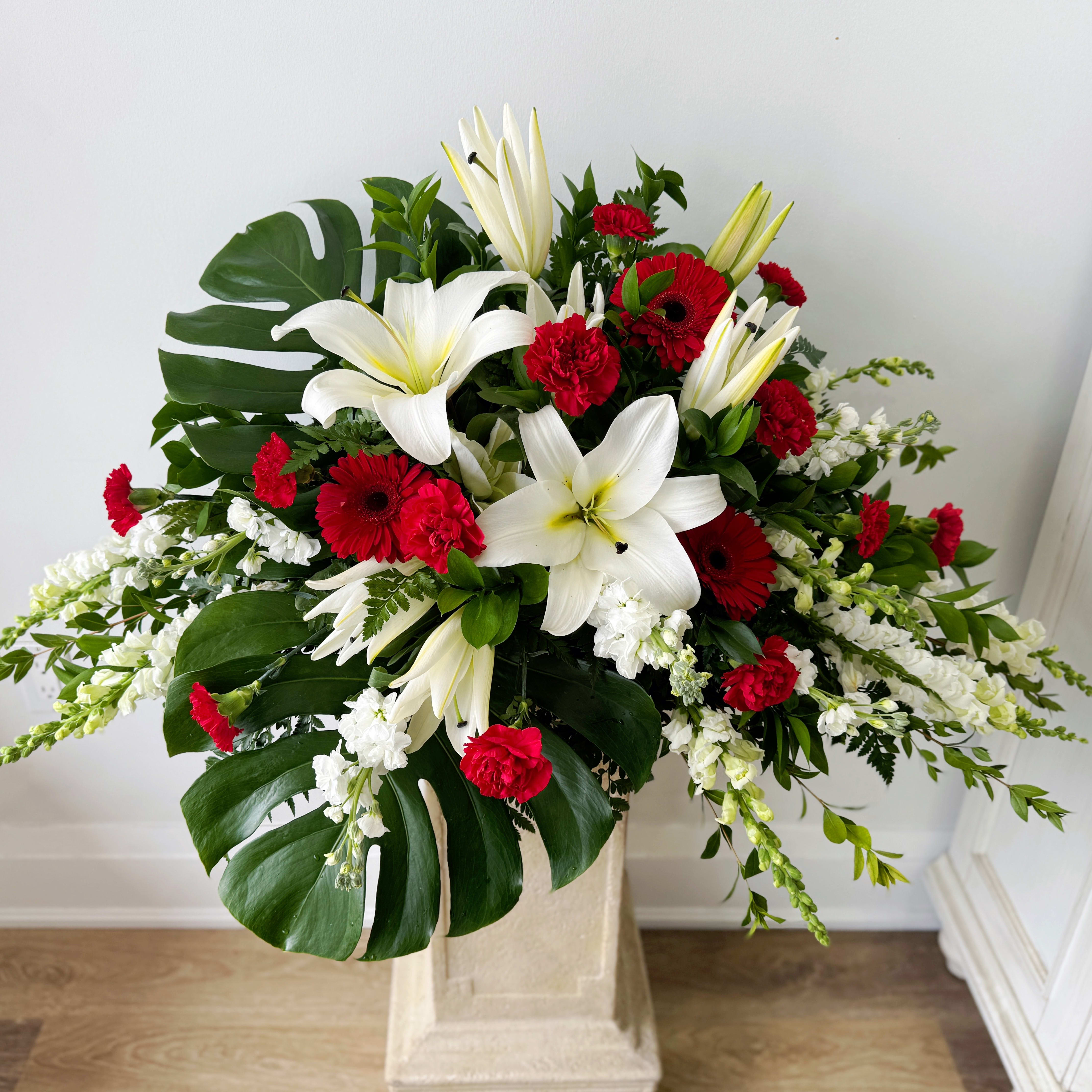 Brilliant Blessings Casket Spray