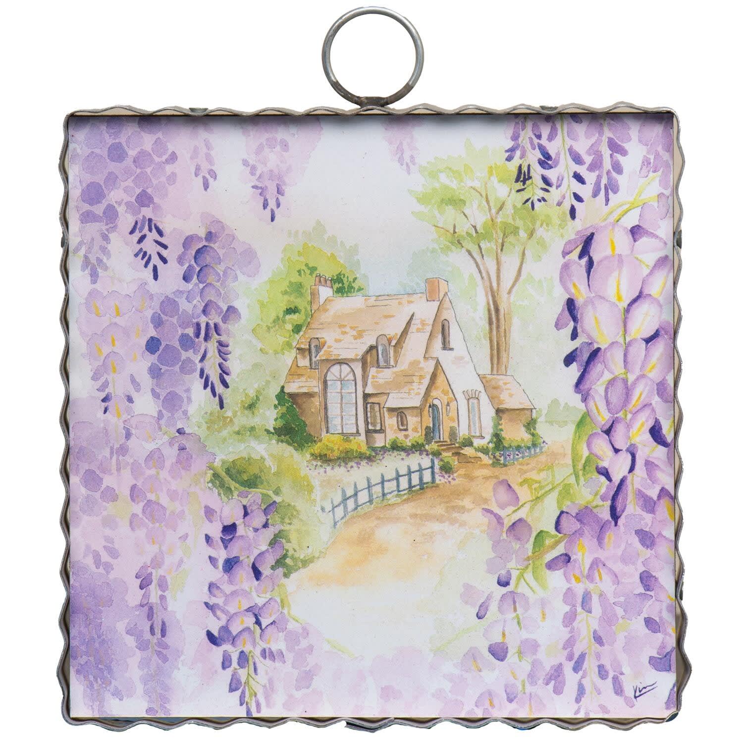 Mini Wisteria Cottage Print Flower Bouquet