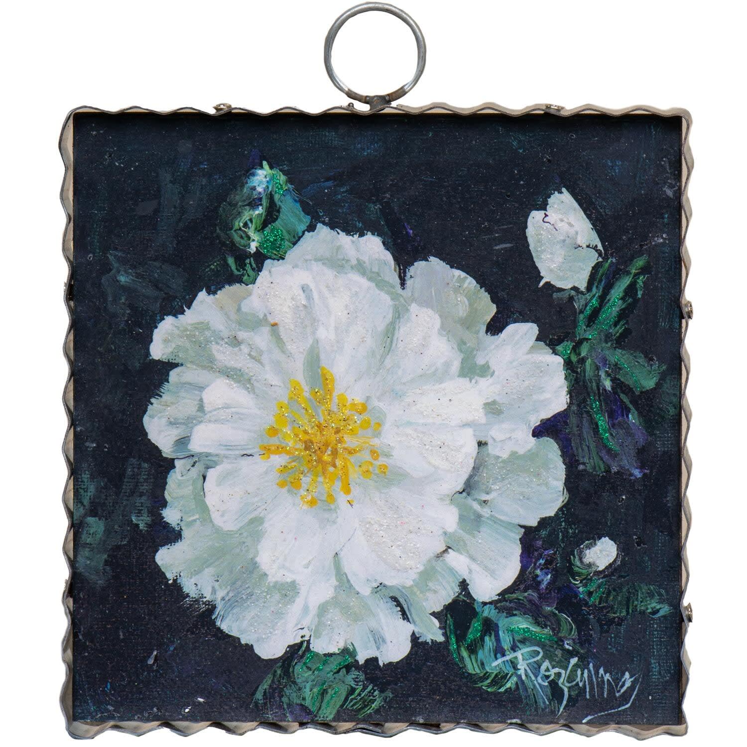 Mini White Camellia Print