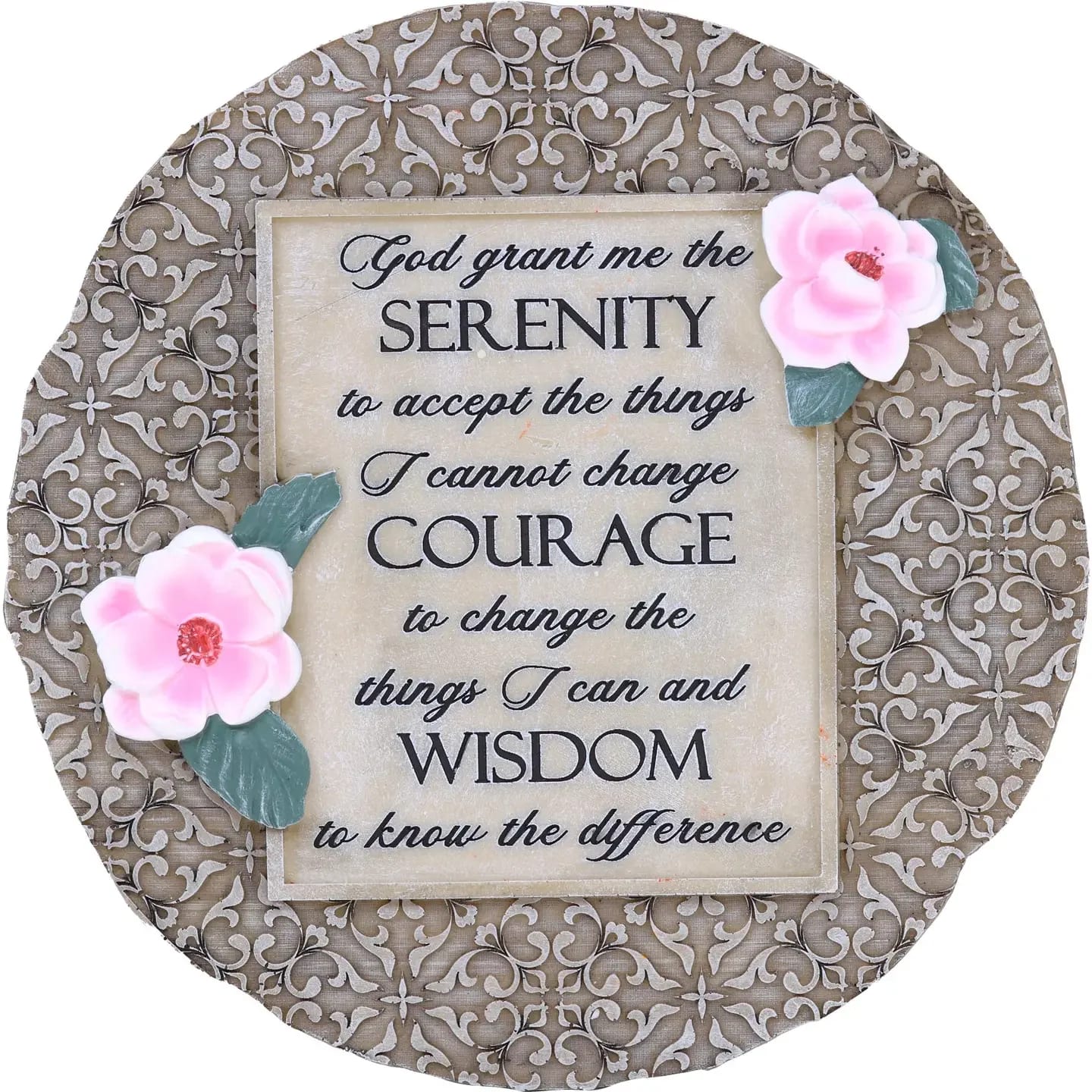 Serenity Prayer Stepping Stone Flower Bouquet