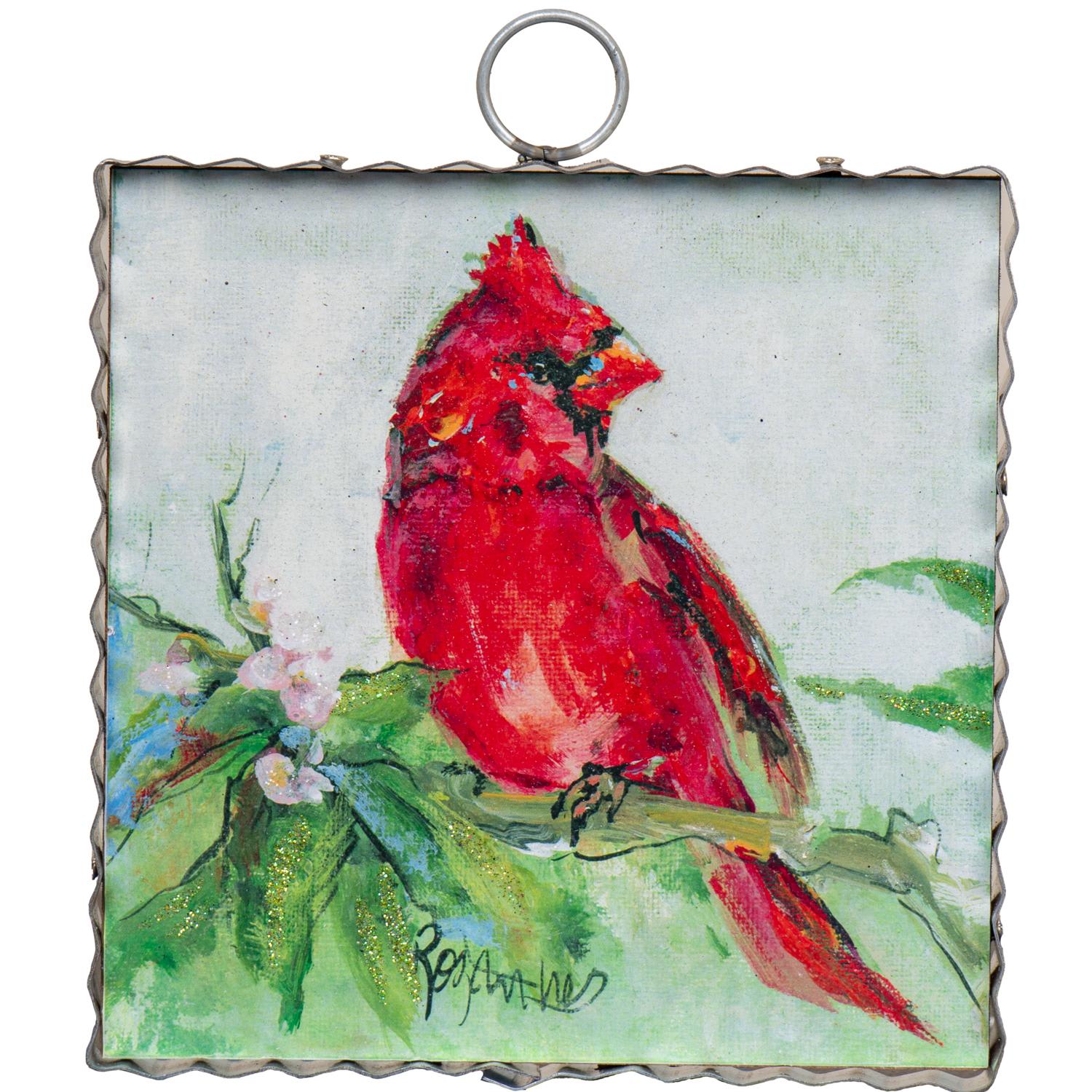 Mini Spring Cardinal Print