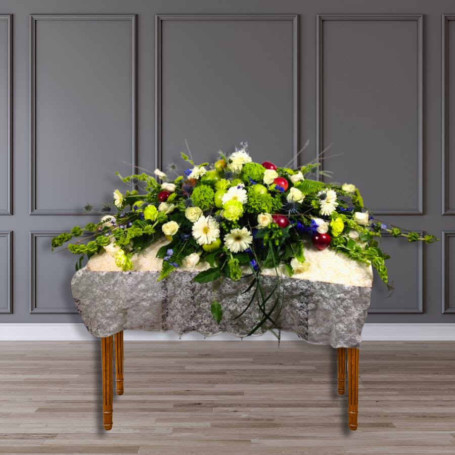 Memory Orchard - Casket Spray Flower Bouquet