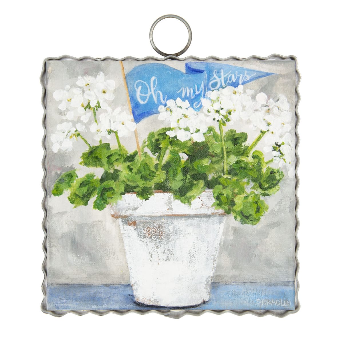 Mini "Oh My Stars" Geraniums Print Flower Bouquet