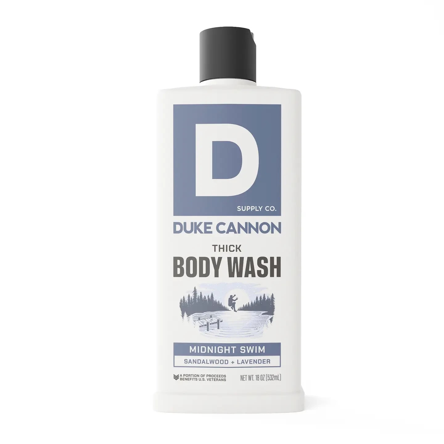 Duke Cannon ~ Thick Body Wash ~ Midnight Swim 18oz