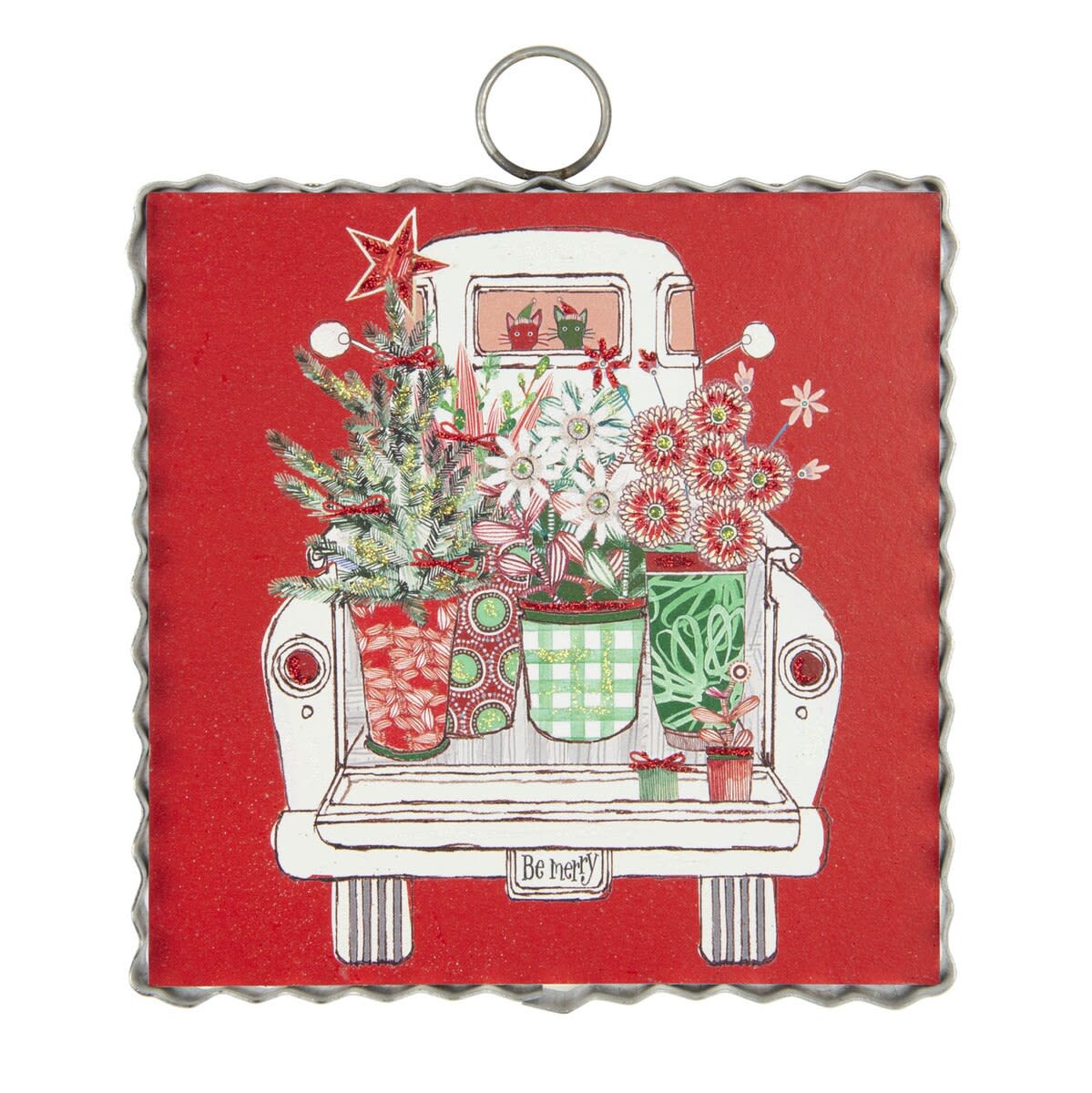 Mini Be Merry Truck Print