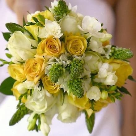 Yellow Prom Posey Flower Bouquet