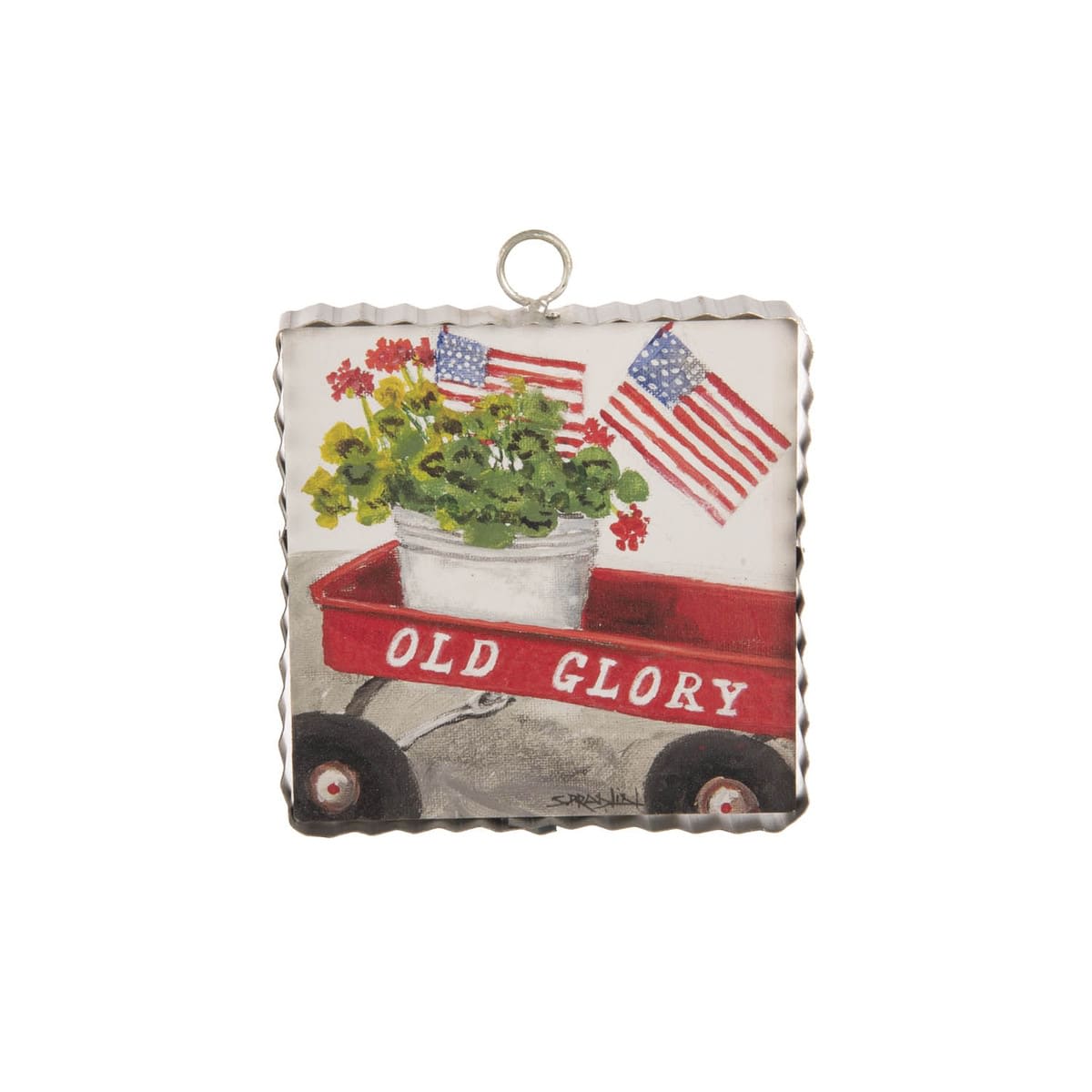 Mini Patriotic Wagon Print